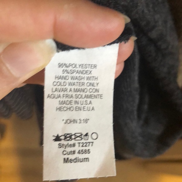 Low Stock! S-M Charcoal hoodie w/ leopard pockets - Picture 5 of 5